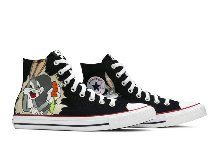 Looney Tunes x Converse Chuck Taylor All Star High '80th Anniversary - Bugs Bunny's Mischief' — Black/Multi/White
