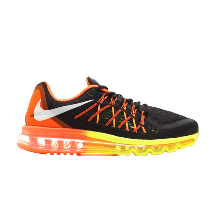 Nike Air Max 2015 — Black/White-Hyper Crimson-Volt