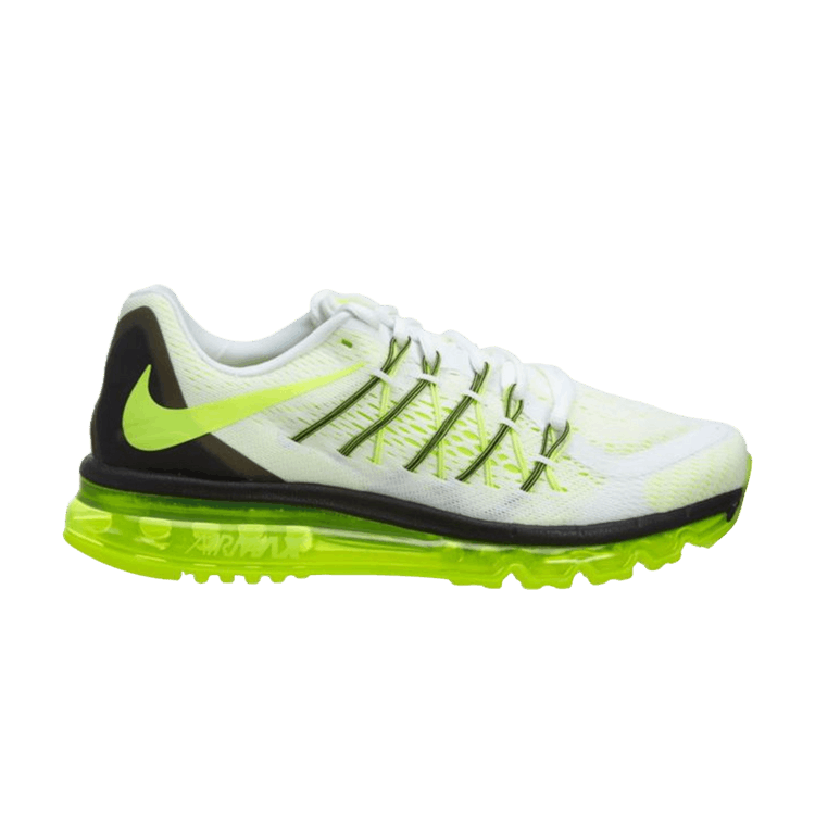 Nike Air Max 2015 'White Volt' — White/Volt-Black
