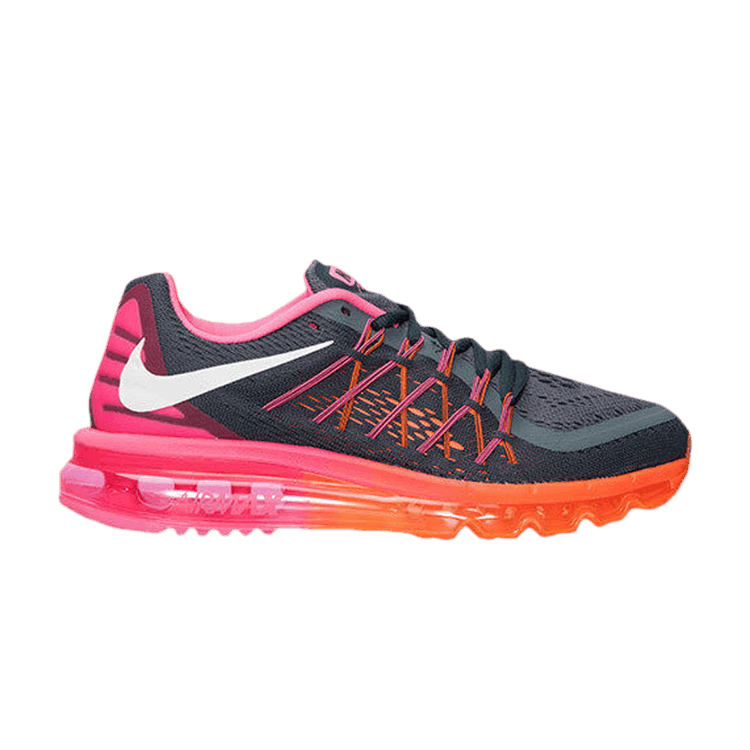 Nike Wmns Air Max 2015 'Classic Charcoal Pink Pow Orange' — Classic Charcoal/White/Pink Pow/Total Orange