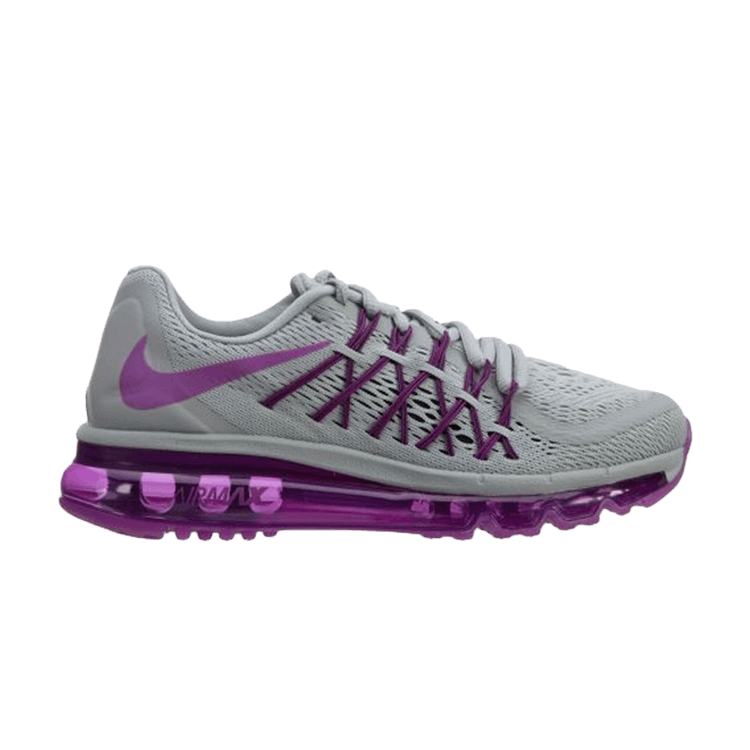 Nike Wmns Air Max 2015 'Vivid Purple' — Wolf Grey/Black-Vivid Purple