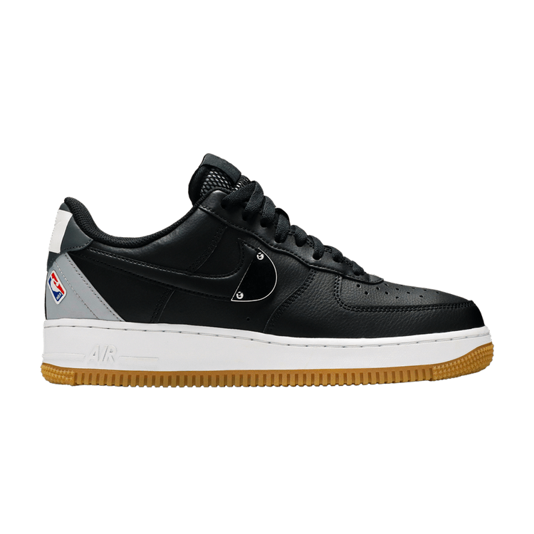 NBA x Nike Air Force 1 '07 LV8 'Black Wolf Grey' — Black/Wolf Grey/Dark Grey/Black