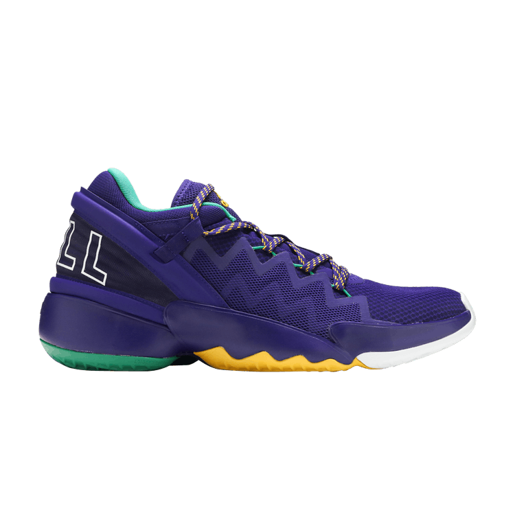 Adidas D.O.N. Issue #2 'Throwback Utah Jazz' — Team Collegiate Purple/Team Collegiate Gold/Team Green