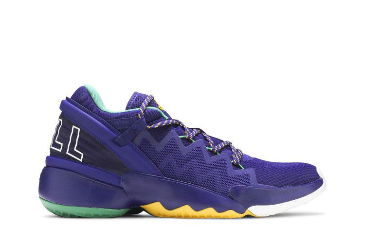 Adidas D.O.N. Issue #2 'Throwback Utah Jazz' — Team Collegiate Purple/Team Collegiate Gold/Team Green