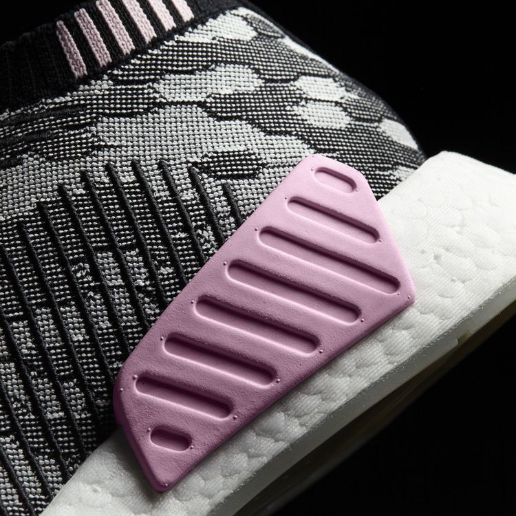 Adidas Wmns NMD_CS2 Primeknit 'Grey White' — Core Black/Core Black