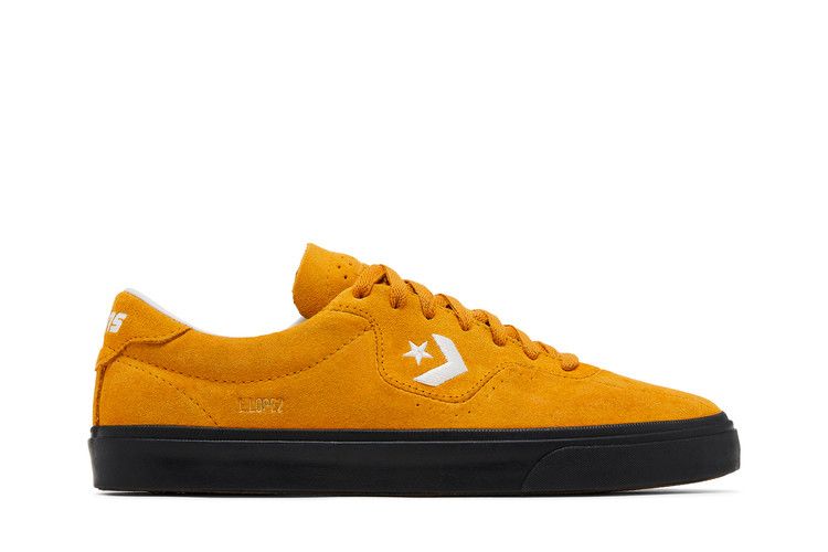 Converse Louie Lopez Pro Low 'Mono Classic Suede - Saffron Yellow' — Saffron Yellow/White/Black