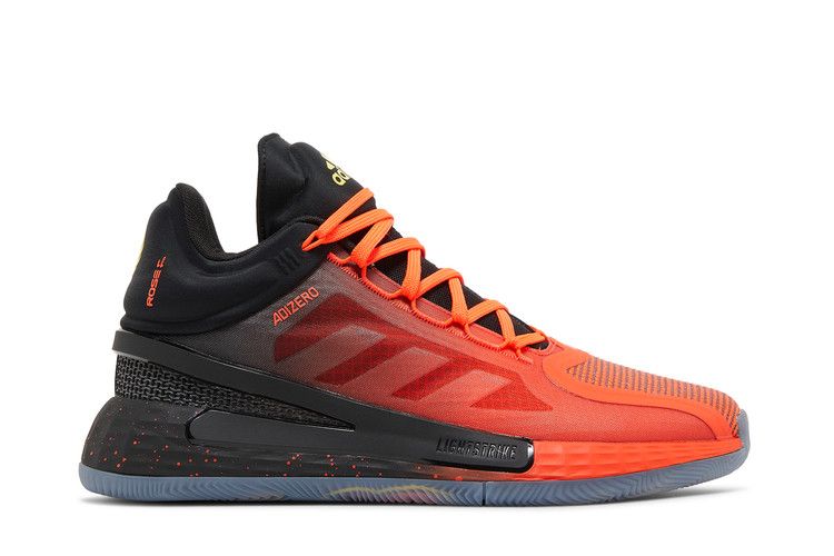 Adidas D Rose 11 'Phoenix Reborn' — Core Black/Solar Red/Yellow