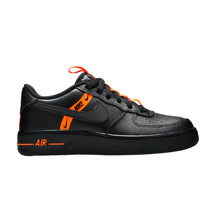 Nike Air Force 1 LV8 KSA GS 'Worldwide Pack - Black Total Orange' — Black/Total Orange/Black