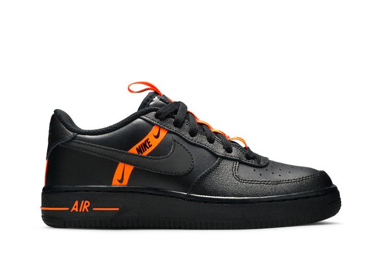 Nike Air Force 1 LV8 KSA GS 'Worldwide Pack - Black Total Orange' — Black/Total Orange/Black (2)