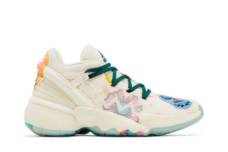 adidas D.O.N. Issue #2 'Day Of The Dead' — Cream White/Semi Solar Pink/Dark Green