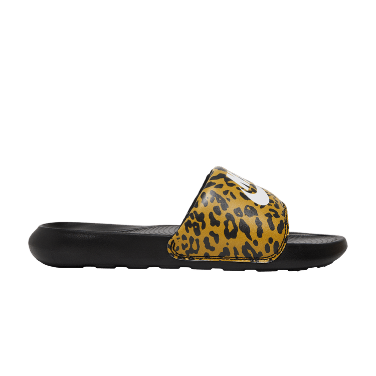Nike Wmns Victori One Printed Slide 'Cheetah Print' — Chutney/Black/White