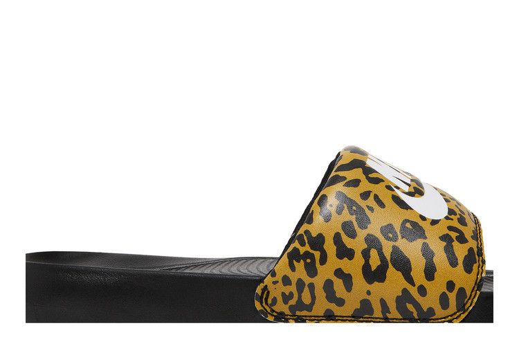 Nike Wmns Victori One Printed Slide 'Cheetah Print' — Chutney/Black/White