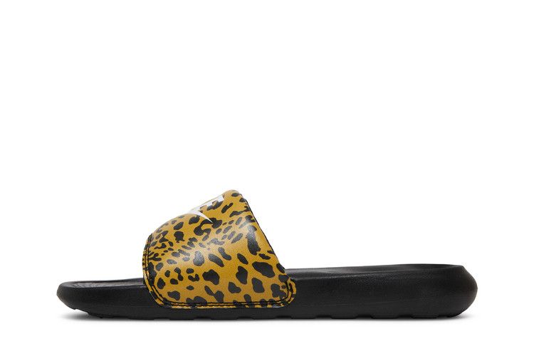 Nike Wmns Victori One Printed Slide 'Cheetah Print' — Chutney/Black/White