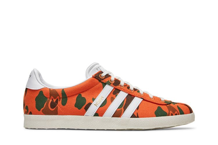 Noah x adidas Gazelle OG 'Orange Camo' — Collegiate Orange/Footwear White/Night Brown