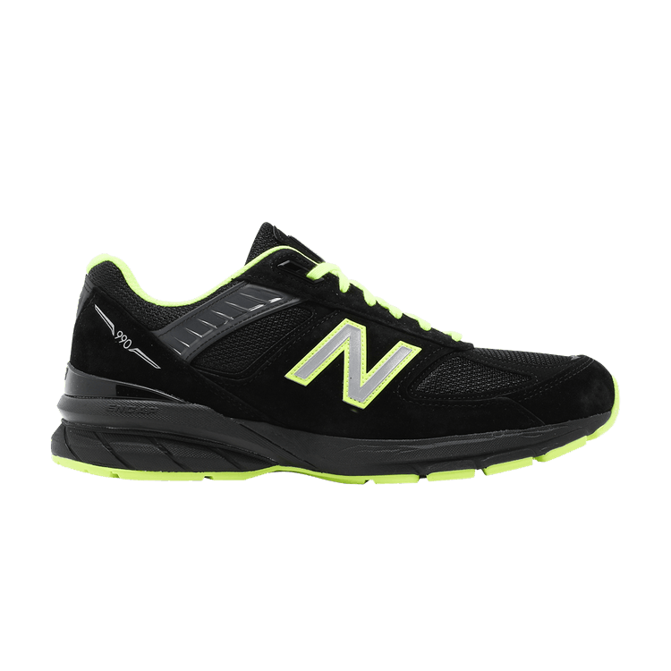 New Balance 990v5 Made in USA 'Black Hi Lite' — Black/Hi Lite