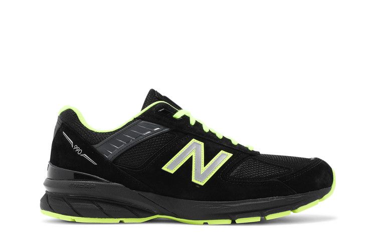 New Balance 990v5 Made in USA 'Black Hi Lite' — Black/Hi Lite