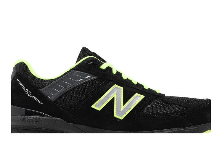 New Balance 990v5 Made in USA 'Black Hi Lite' — Black/Hi Lite