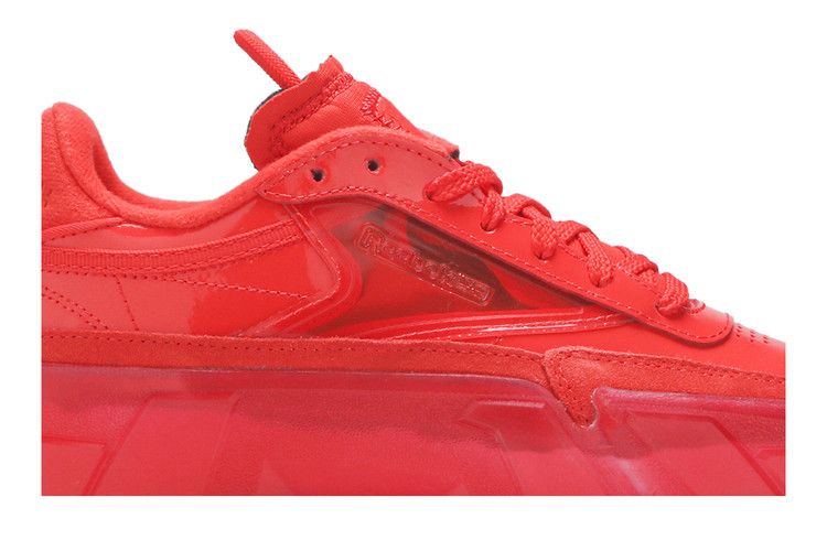 Cardi B x Reebok Wmns Club C 'Instinct Red' — Instinct Red/Instinct Red/Clear