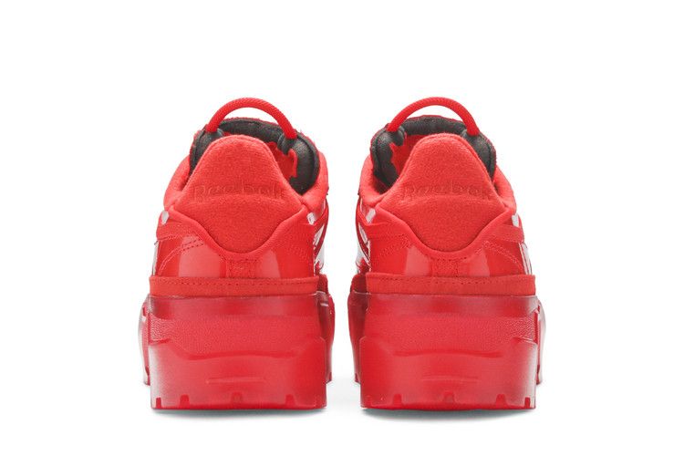 Cardi B x Reebok Wmns Club C 'Instinct Red' — Instinct Red/Instinct Red/Clear
