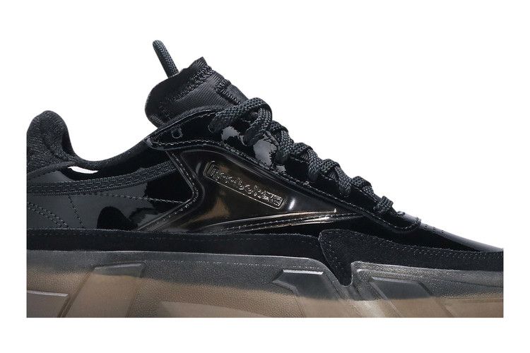 Cardi B x Reebok Wmns Club C 'Core Black' — Core Black/Core Black/Clear