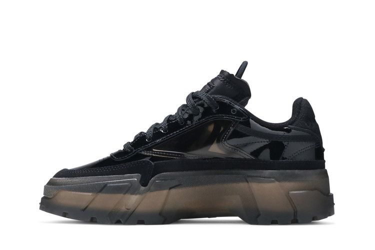 Cardi B x Reebok Wmns Club C 'Core Black' — Core Black/Core Black/Clear