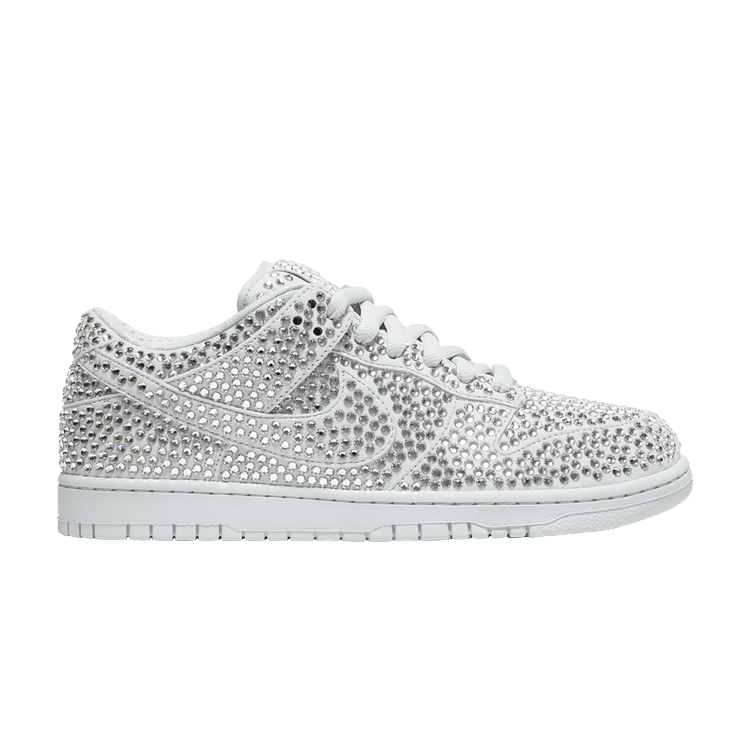 Cactus Plant Flea Market x Swarovski x Nike Dunk Low 'Pure Platinum' — Pure Platinum/Pure Platinum