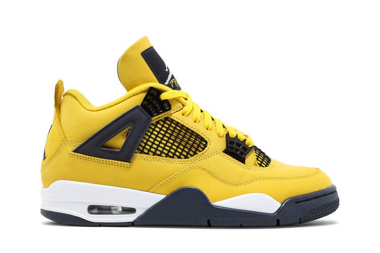Air Jordan 4 Retro 'Lightning' 2021 — Tour Yellow/Multi-Color/Multi-Color/Dark Blue Grey