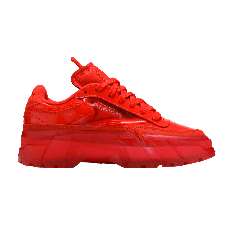 Cardi B x Reebok Club C J 'Red Clear' — Instinct Red/Instinct Red/Clear