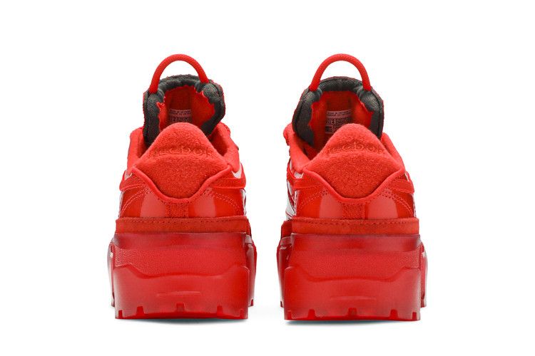 Cardi B x Reebok Club C J 'Red Clear' — Instinct Red/Instinct Red/Clear