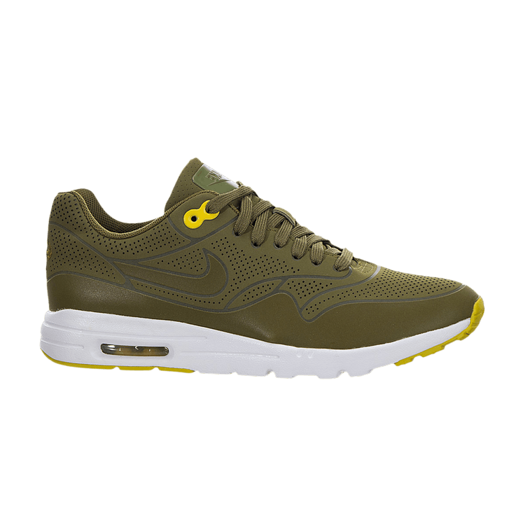 Nike Wmns Air Max 1 Ultra Moire 'Olive Flak' — Olive Flak/Olive Flak-Bright Citron