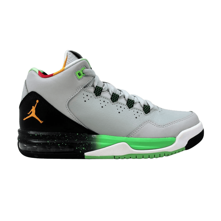 Air Jordan Flight Origin 2 BG 'Grey Mist' — Grey Mist/Bright Mandarin-Black