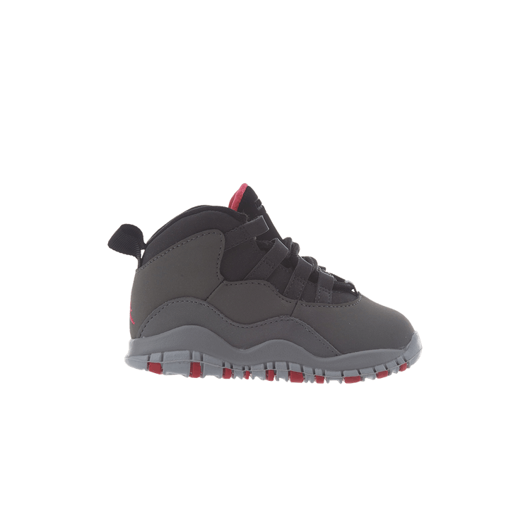 Air Jordan 10 Retro TD 'Dark Smoke Grey' — Dark Smoke Grey/Rush Pink-Black
