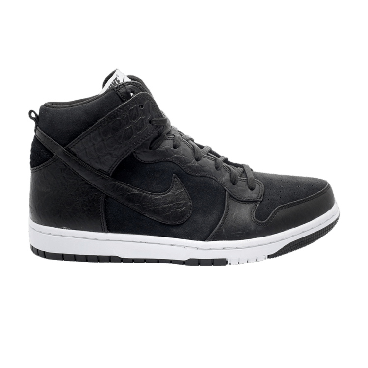 Nike Dunk CMFT Premium 'Croc' — Black/White