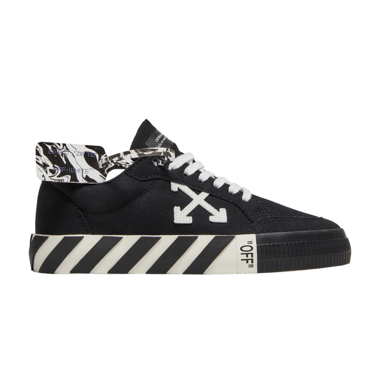 Off-White Vulc Low 'Black White' — Black/White