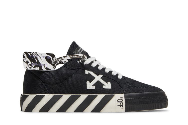 Off-White Vulc Low 'Black White' — Black/White