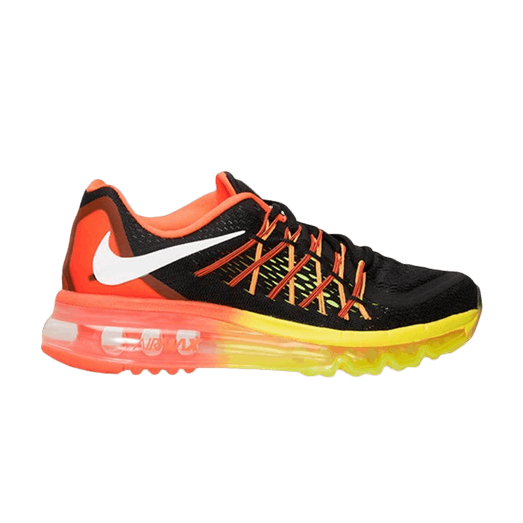 Nike Air Max 2015 GS — Black/White-Hyper Crimson-Volt
