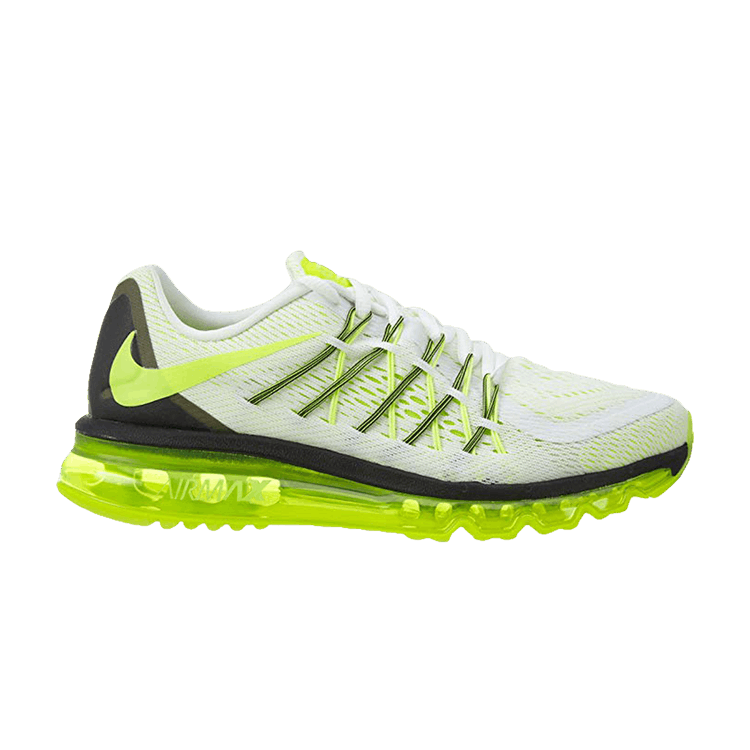 Nike Air Max 2015 GS 'White Volt' — White/Volt/Black