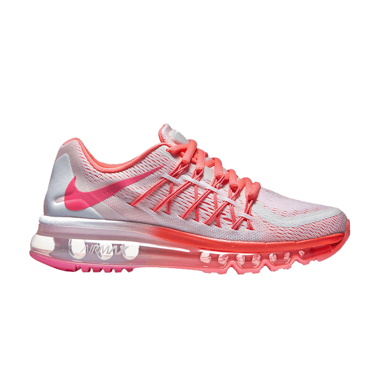 Nike Air Max 2015 GS — white/pink pow-hot lava-lava glow