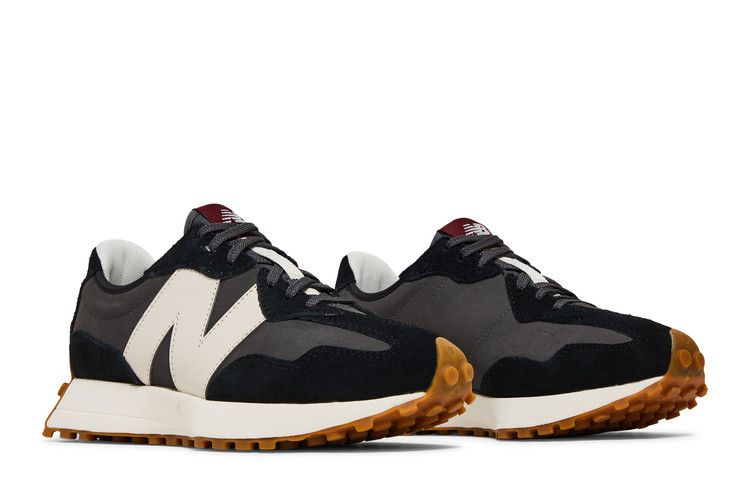 New Balance Wmns 327 'Black' — Black/Grey/Gum