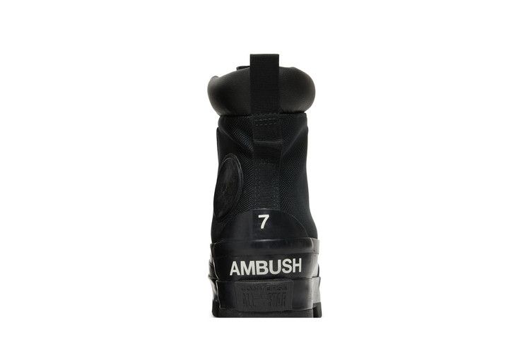 AMBUSH x Converse Chuck Taylor All Star Duck Boot High 'Triple Black' — Black/Black/Black