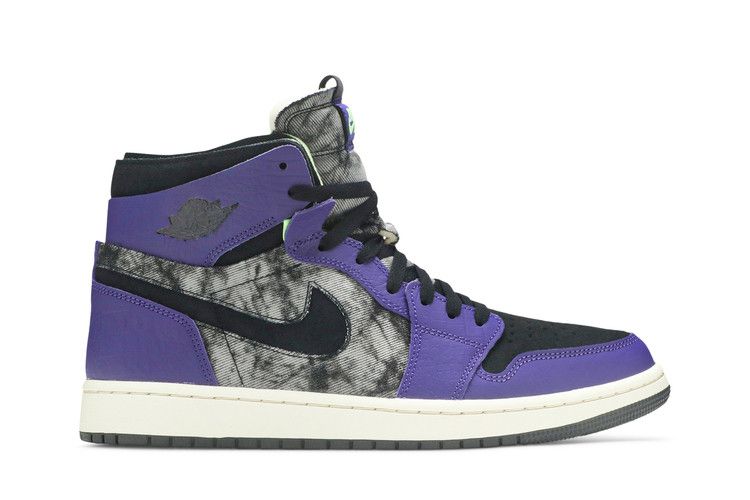 Air Jordan 1 Zoom Comfort 'Bayou Boys' — New Orchid/Lime Blast/Black