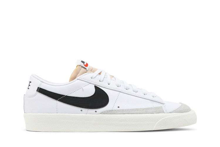 Nike Men's Blazer Low '77 Vintage 'White Black' — White/Black/Sail (2)