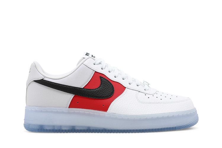 Nike Air Force 1 '07 LV8 EMB 'Icy Soles - University Red' — White/Black/Vast Grey/University Red (2)
