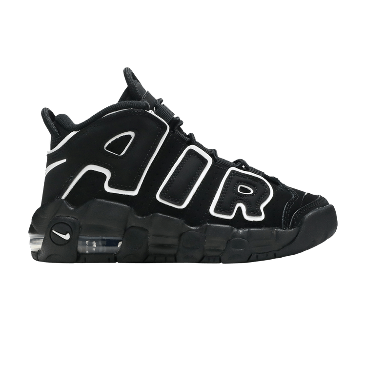 Nike Air More Uptempo PS 'Black White' — Black/White/Black