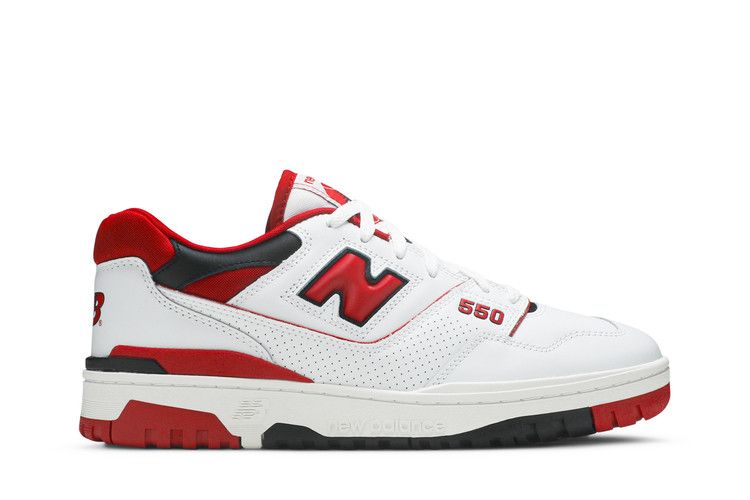 New Balance 550 'White Team Red' — White/Team Red
