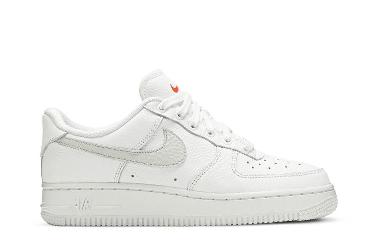 Nike Wmns Air Force 1 '07 'Light Bone' — Summit White/White/ Solar Flare/Starfish (2)