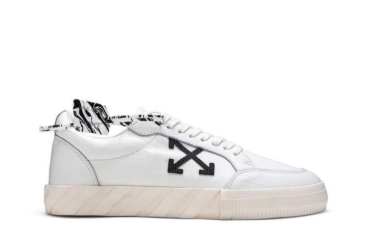 Off-White Vulc Sneaker Low 'White Iridescent' — Scarlet/Team Navy/White