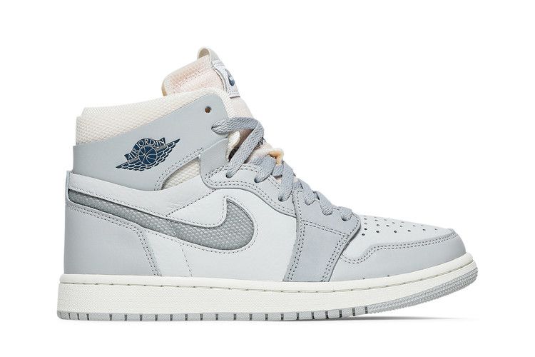 Air Jordan 1 Zoom Comfort 'London' — Photon Dust/Light Smoke Grey/Grey Fog