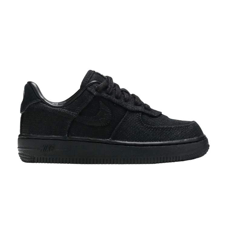 Stussy x Nike Air Force 1 Low PS 'Black' — Black/Black/Black
