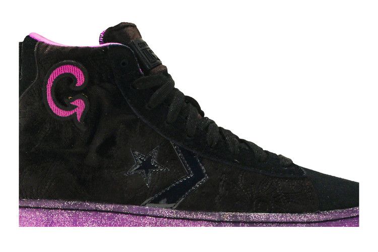 Joe Freshgoods x Converse Pro Leather High 'Black Purple' — Black/Black/Amaranth Purple